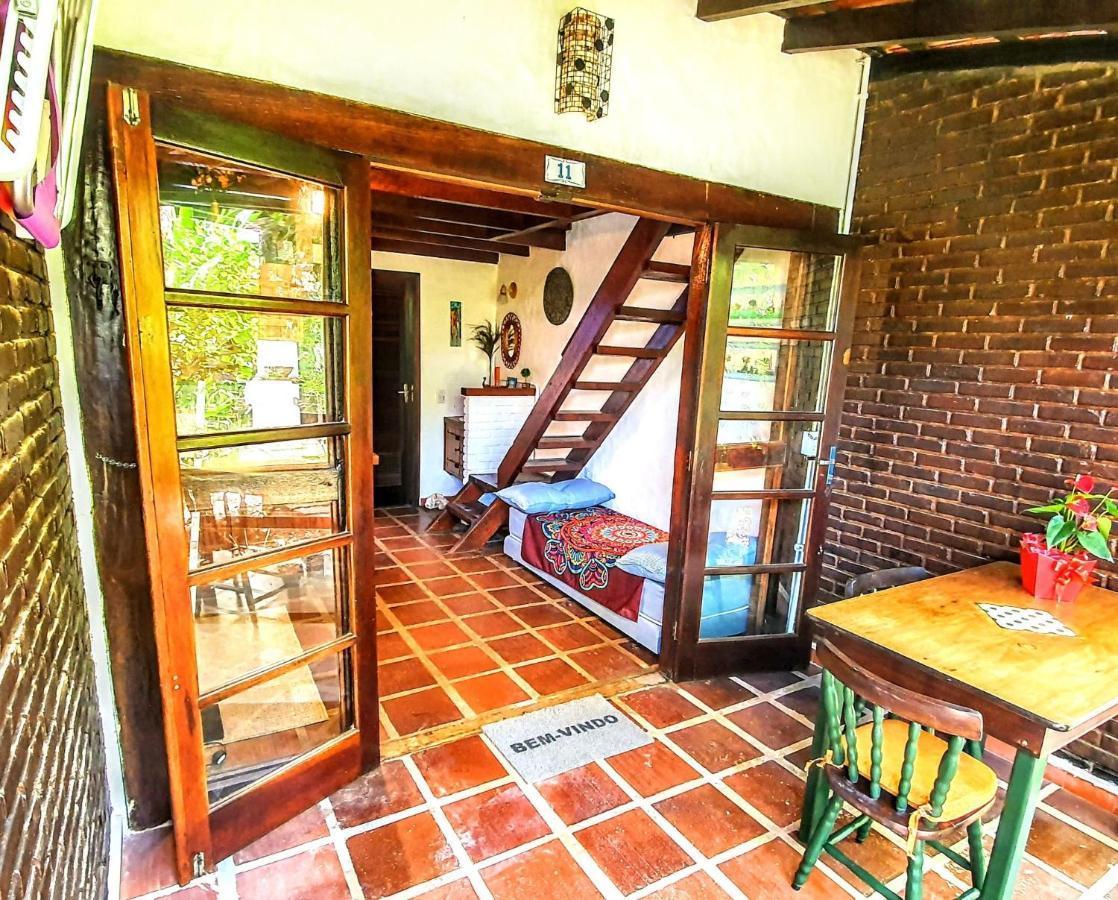 Apartament Chale Rustico E Charmoso Na Praia Para Casal! Ubatuba Zewnętrze zdjęcie