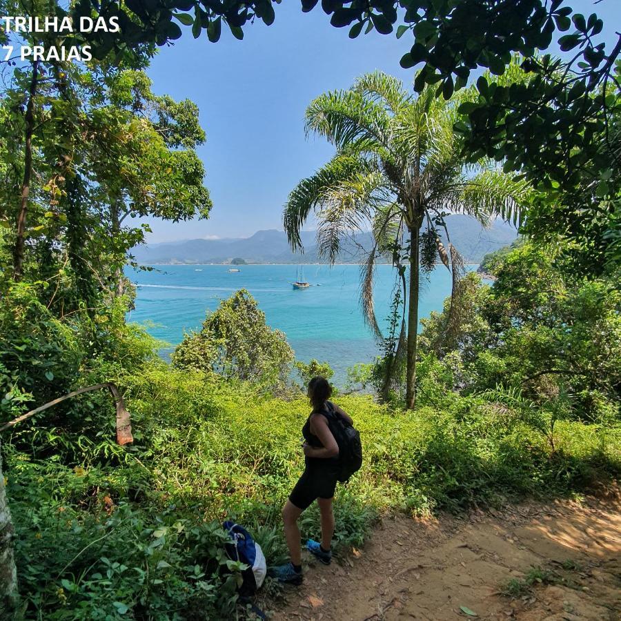 Apartament Chale Rustico E Charmoso Na Praia Para Casal! Ubatuba Zewnętrze zdjęcie
